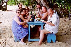 Raub Family at Playa Grande Beach, Puerto Plata, Dominican Republic, July/1998